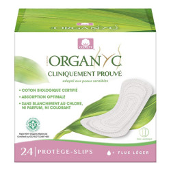 Organyc 24 Protège-slips coton bio flux léger