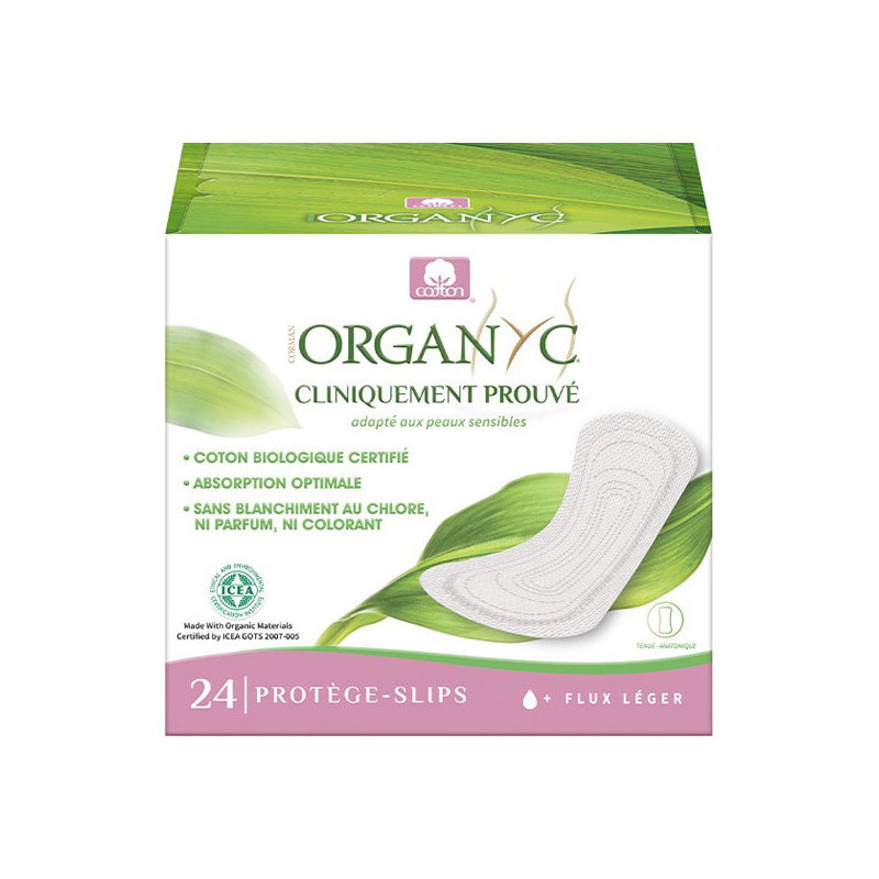 Organyc 24 Protège-slips coton bio flux léger