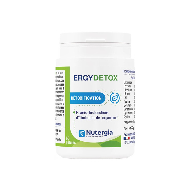 Nutergia Ergydetox 60 gélules