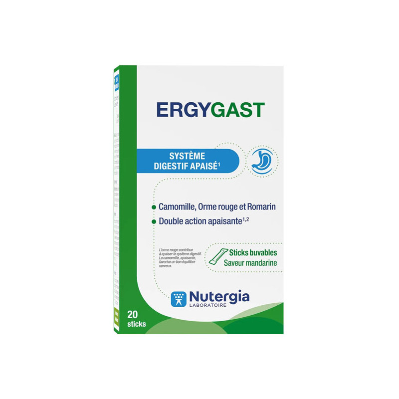 Nutergia Ergygast 20 sticks buvables