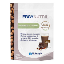 Nutergia Ergynutril Végan saveur noisette chocolat 300gr