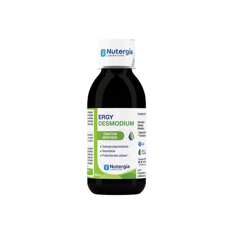 Nutergia Ergy Desmodium Fonction hépatique 250ml