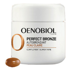 Oenobiol Perfect Bronze Autobronzant peau claire 30 capsules