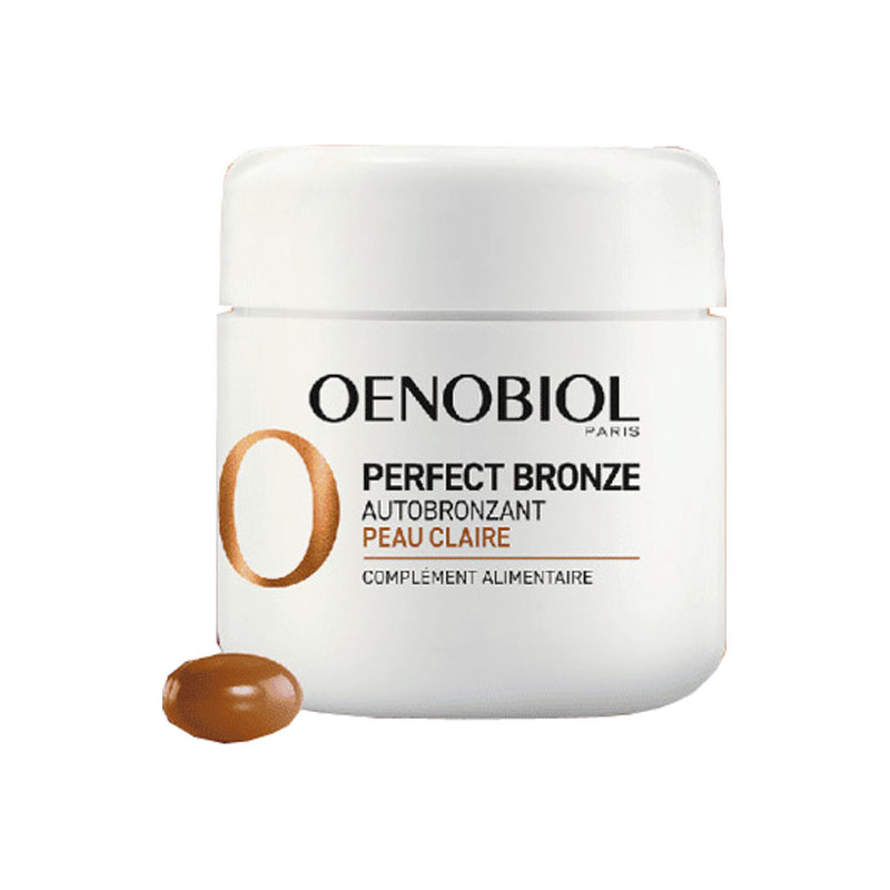 Oenobiol Perfect Bronze Autobronzant peau claire 30 capsules