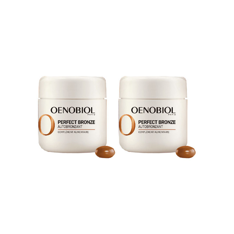 Oenobiol Perfect Bronze Autobronzant lot de 2x30 capsules