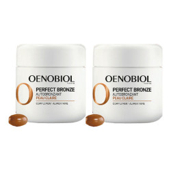 Oenobiol Perfect Bronze Autobronzant peau claire lot de 2x30 capsules