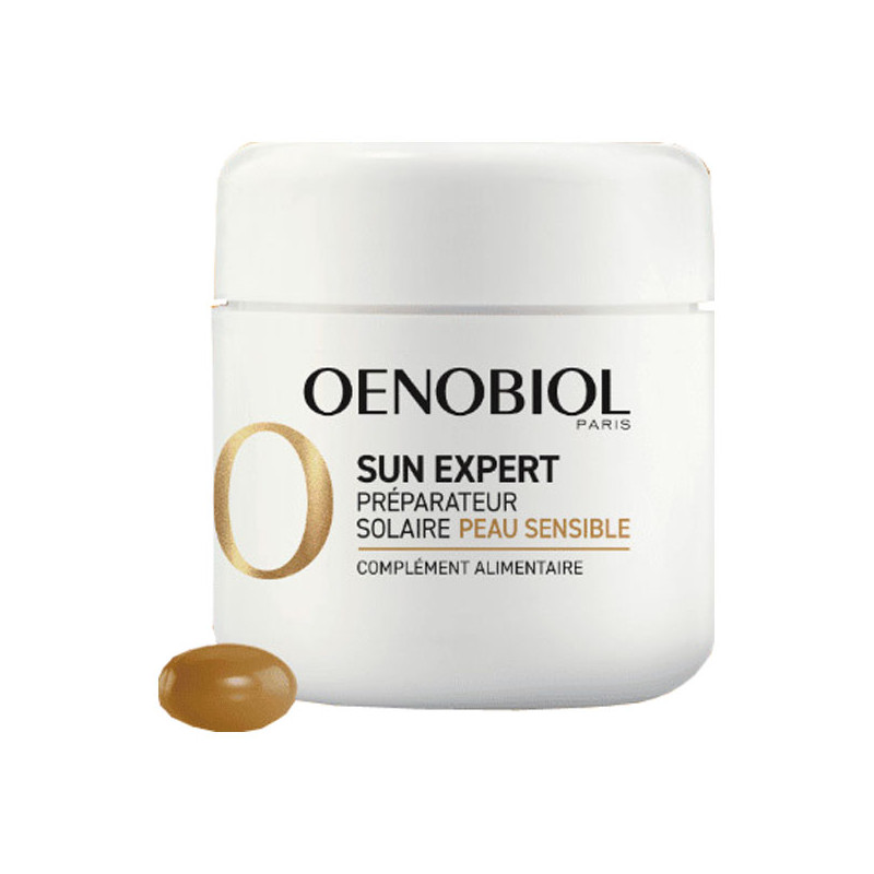 Oenobiol Sun Expert Préparateur Solaire peau sensible 2x30 capsules
