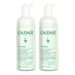 Caudalie Vinoclean Mousse nettoyante fleur de vigne 2 x 150ml