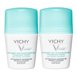 Vichy Déodorant Traitement anti-transpirant 48H lot de 2 x 50ml