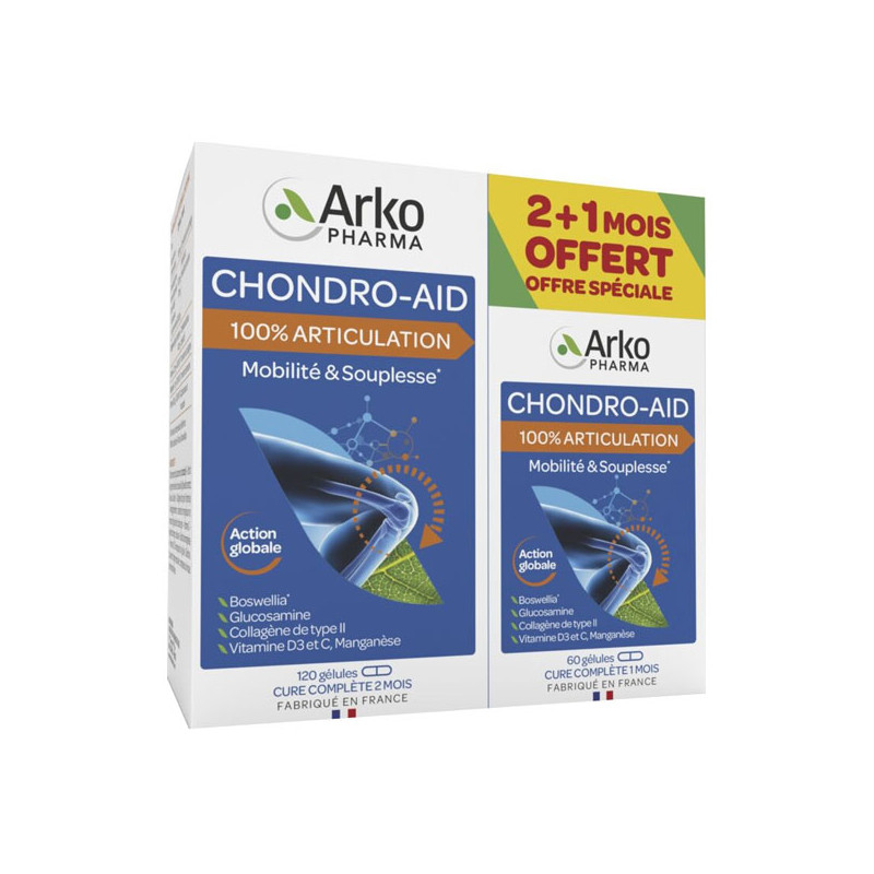 Arkopharma Chondro-Aid 100% Articulation 120+60 gélules