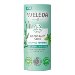 Weleda Déodorant stick eucalyptus menthe poivrée 50gr