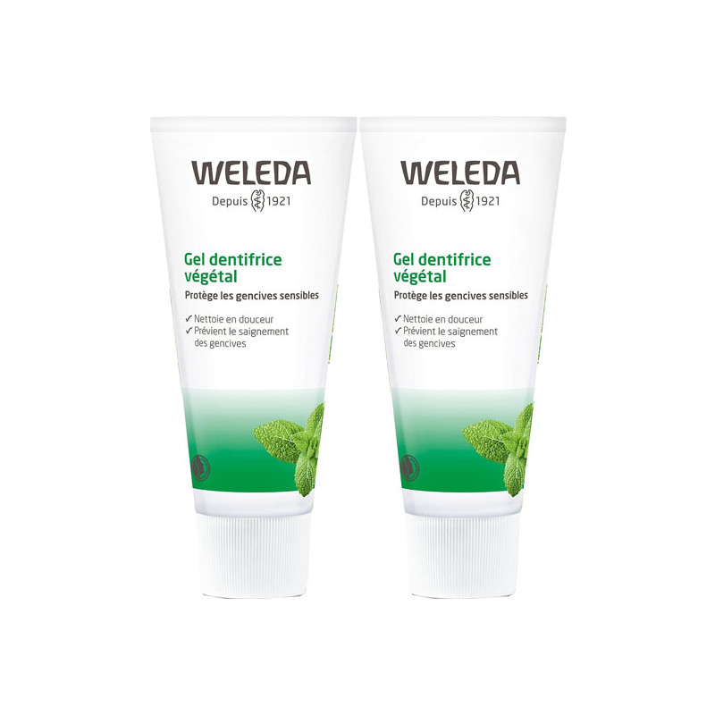 Weleda Gel dentifrice végétal 2x75ml