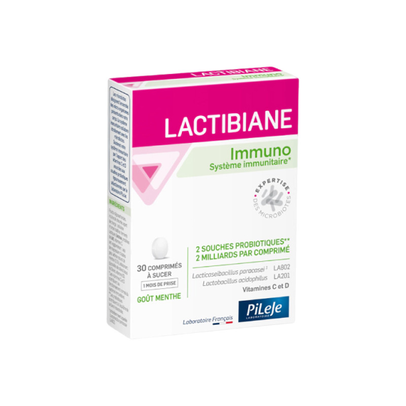 Pileje Lactibiane Immuno 30 comprimés à sucer