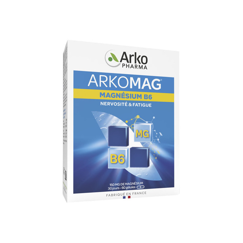 Arkopharma Arkomag Magnésium B6 - 60 gélules
