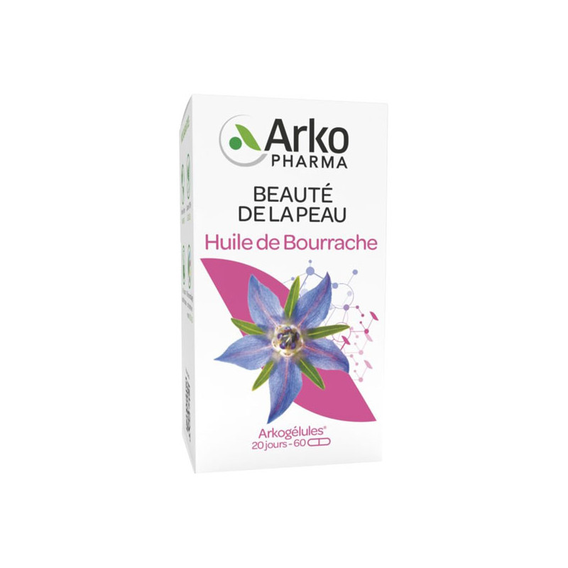 Arkopharma Arkogélules Huile de Bourrache 60 gélules