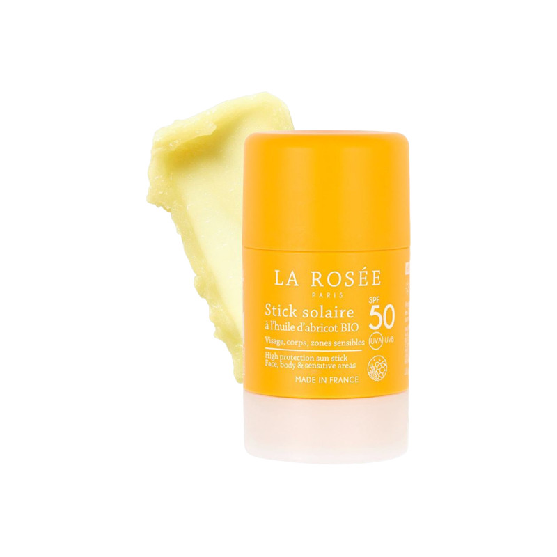 La Rosée Stick Solaire à l'huile d'abricot bio SPF50 - 18gr
