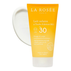 La Rosée Lait solaire à l’huile d'abricot bio SPF30 - 150ml