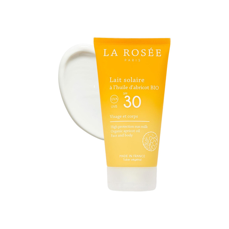 La Rosée Lait solaire à l’huile d'abricot bio SPF30 - 150ml