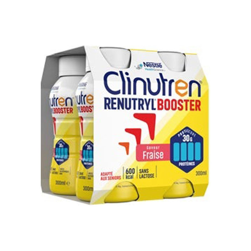 Clinutren Renutryl Booster saveur vanille 4 x 300ml