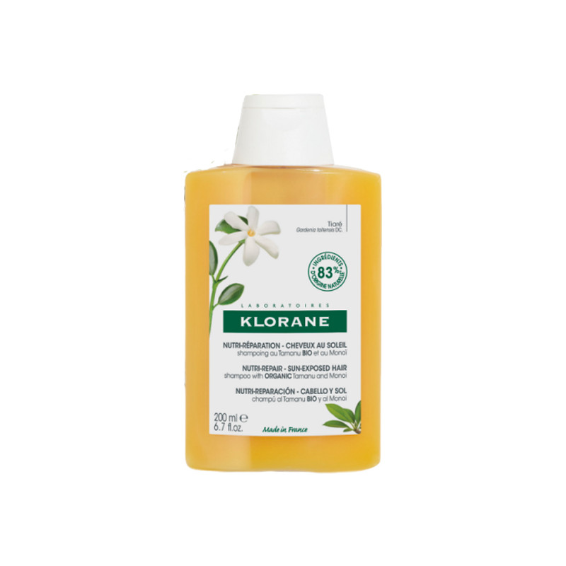 Klorane Shampoing nutritif après-soleil monoï & tamanu bio 200ml