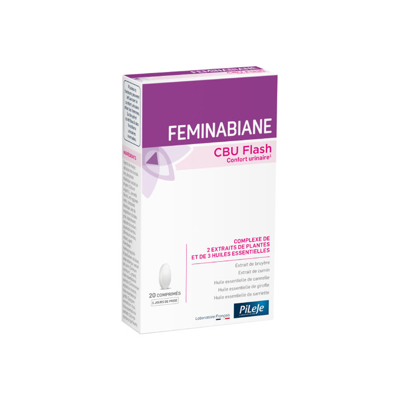 Pileje Feminabiane CBU Flash 20 comprimés