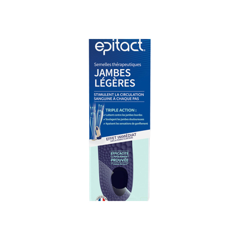 Epitact Semelles thérapeutiques jambes légères taille 42-44