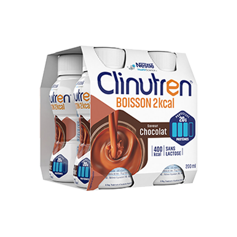 Clinutren Boisson 2kcal saveur café sans lactose lot de 4 x 200ml