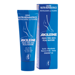 Akileïne Crème nutri-réparatrice pieds très secs 50ml