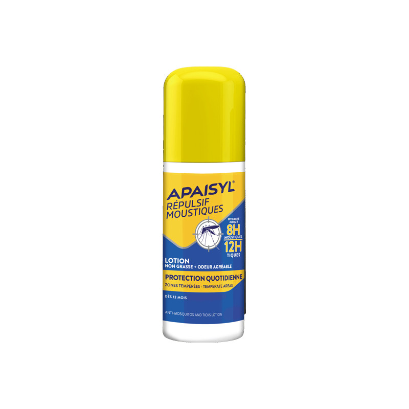 Apaisyl Répulsif moustiques protection quotidienne 90ml