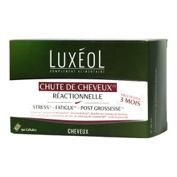 Luxéol Chute de cheveux réactionnelle 90 gélules