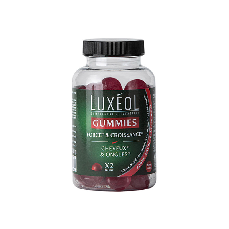 Luxéol force & Croissance cheveux et ongles 60 gummies