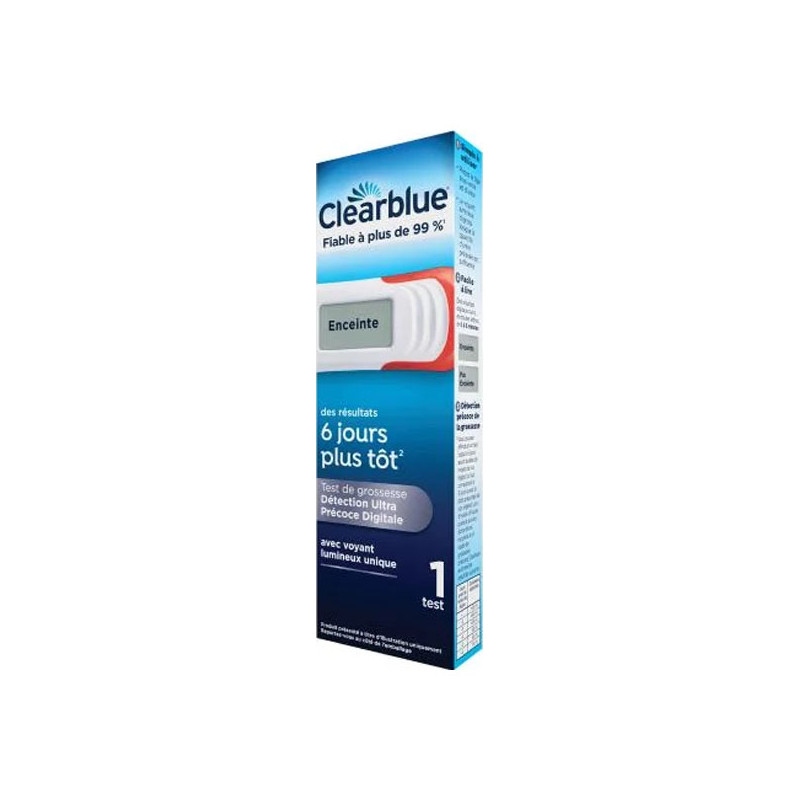 Clearblue Test de grossesse digitale ultra précoce lot de 2