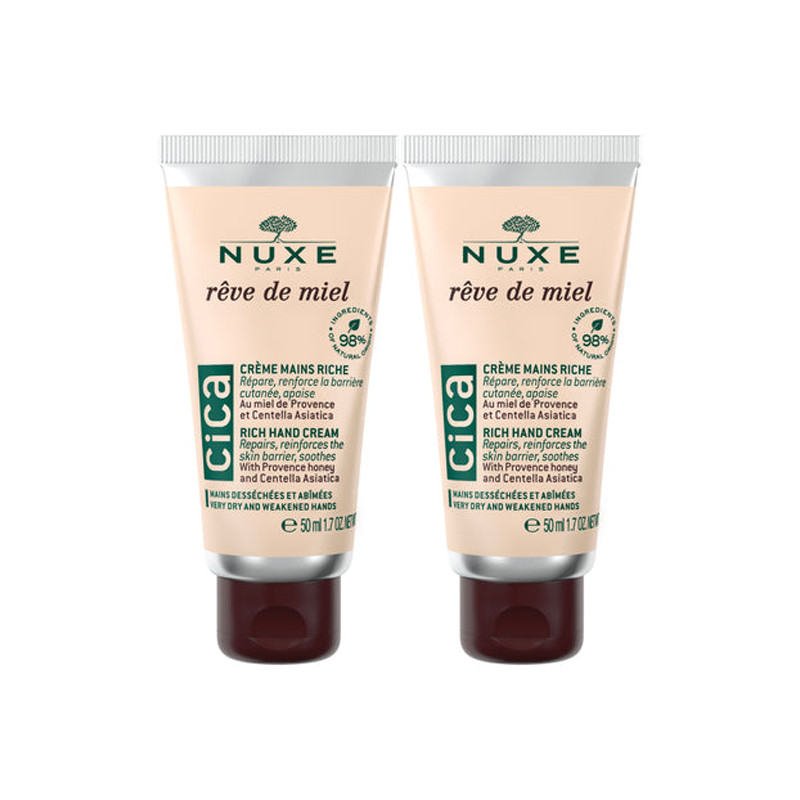 Nuxe Rêve de miel Cica Crème mains riche 2 x 50ml
