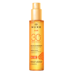 Nuxe Sun Huile solaire bronzante visage et corps SPF30 - 150ml