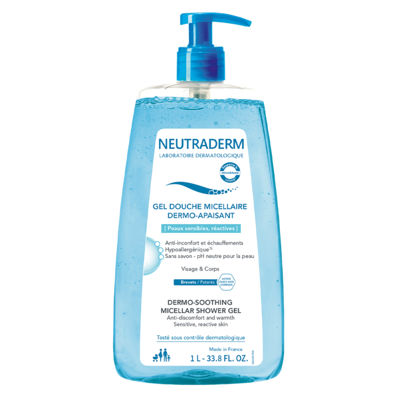 Neutraderm Gel douche micellaire dermo-apaisant 1L