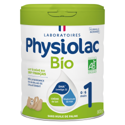 Physiolac Bio 1 Lait infantile de 0 à 6 mois 800gr