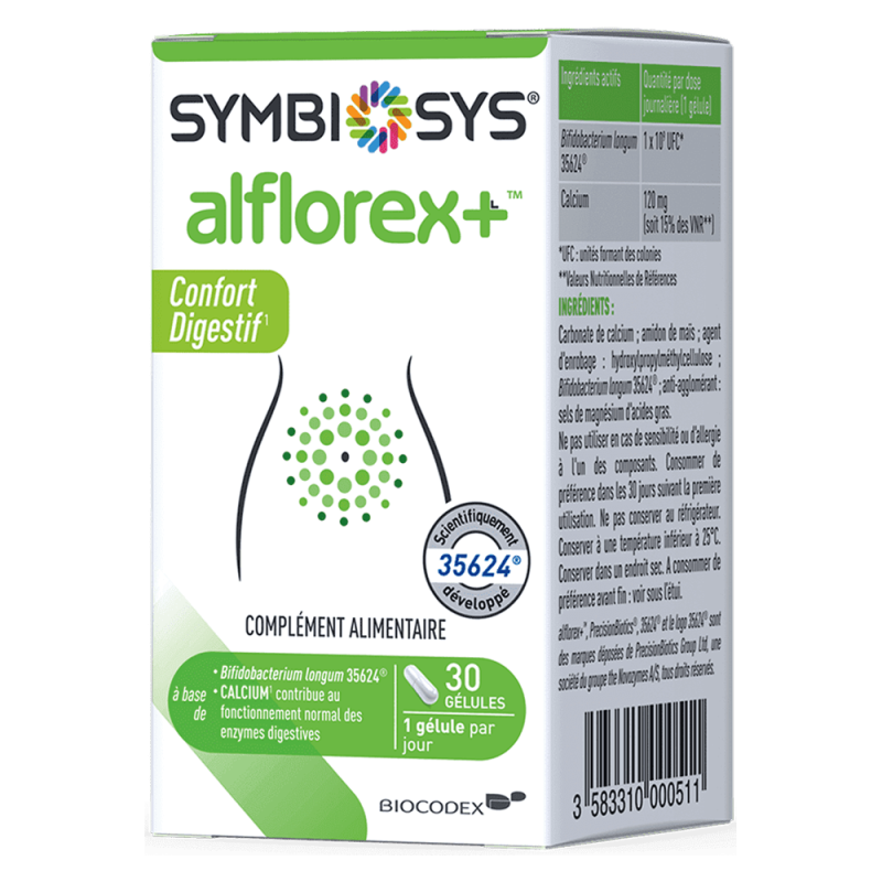 Biocodex Symbiosys Alforex+ Confort digestif 30 gélules
