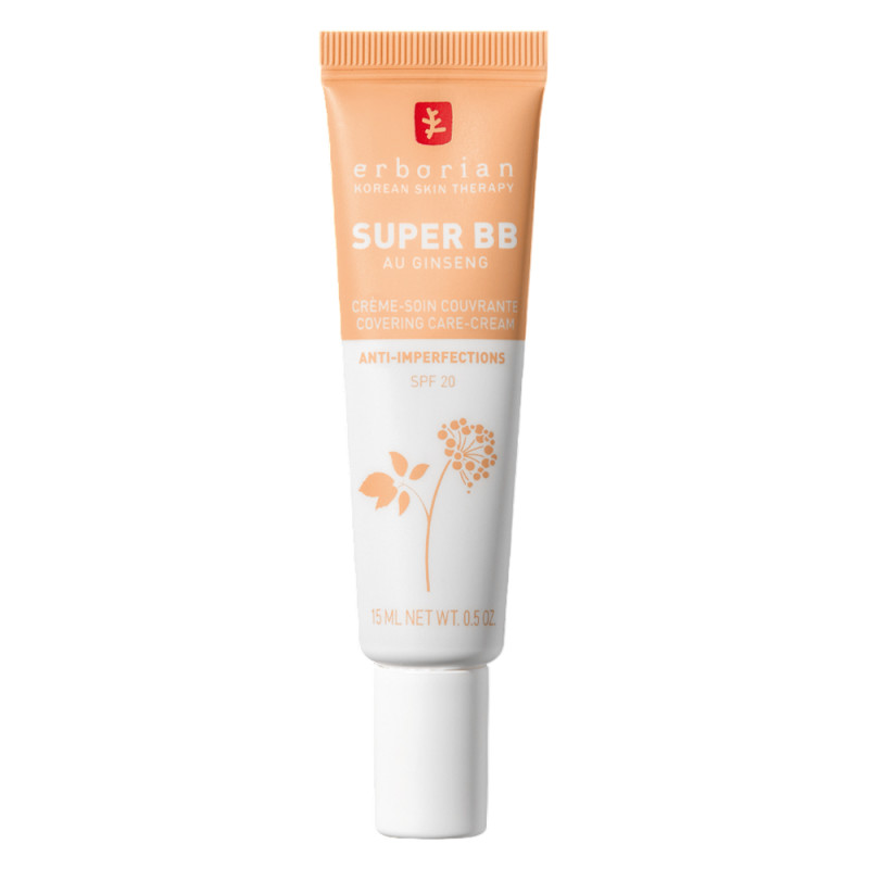 Erborian Super BB crème-soin couvrante SPF20 teinte doré 15ml