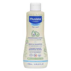 Mustela Shampooing doux bébé à l'avocat bio 500ml