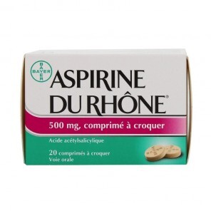 Aspirine du rhône  500mg 20...