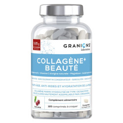 Granions Collagène+ Beauté cerise 120 comprimés à croquer