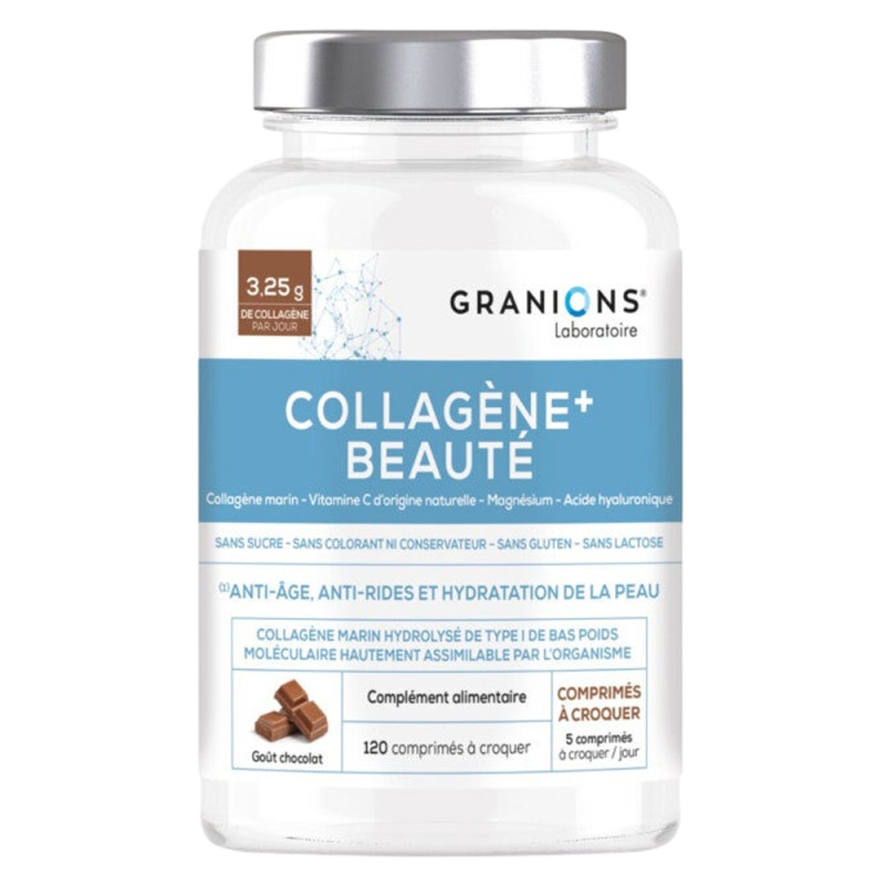 Granions Collagène+ Beauté chocolat 120 comprimés à croquer