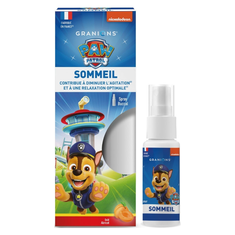Granions Pat'Patrouille Spray Sommeil goût abricot 125ml