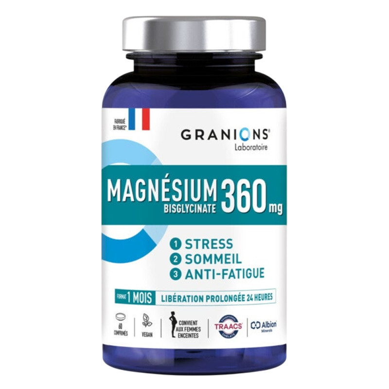 Granions Magnésium Bisglycinate 360 mg - 60 comprimés