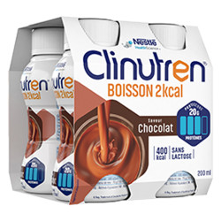 Nestlé Clinutren Boisson 2kcal saveur caramel 4 x 200ml
