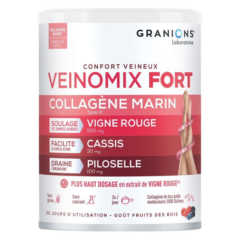 Granions Veinomix Fort poudre goût fruits des bois 200gr