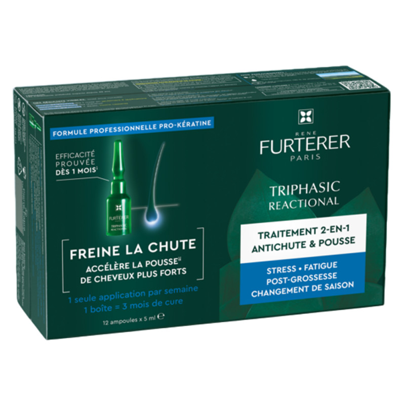René Furterer Triphasic Reactional 12 ampoules de 5ml