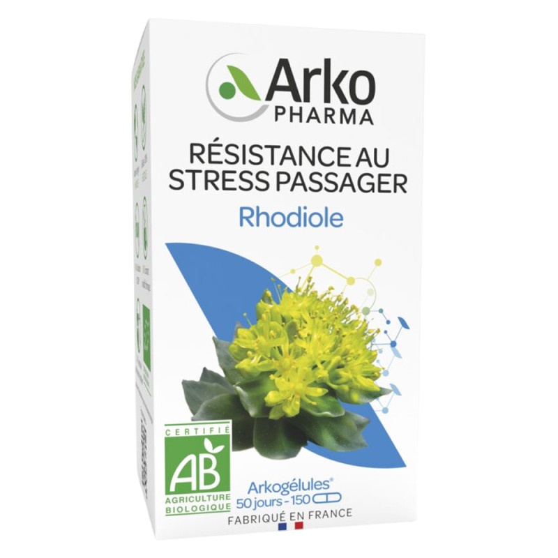 Arkopharma Arkogélules Rhodiole bio 150 gélules