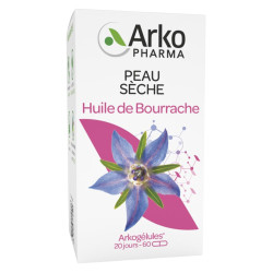 Arkopharma Arkogélules Huile de bourrache bio 60 gélules