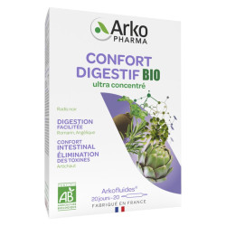 Arkopharma Arkofluides Confort digestif bio 30 ampoules